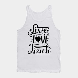 Teacher Quotes Element Design Vector Tank Top